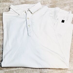 Onward‎ Reserve Polo Poly-Cotton White Athletic Golf Shirt Mens Sz XL